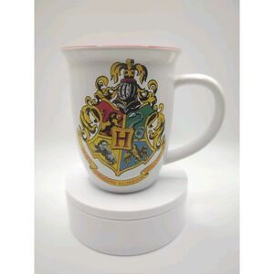 Silver Buffalo Harry Potter Hogwarts Crest Coffee Mug Red White 16oz